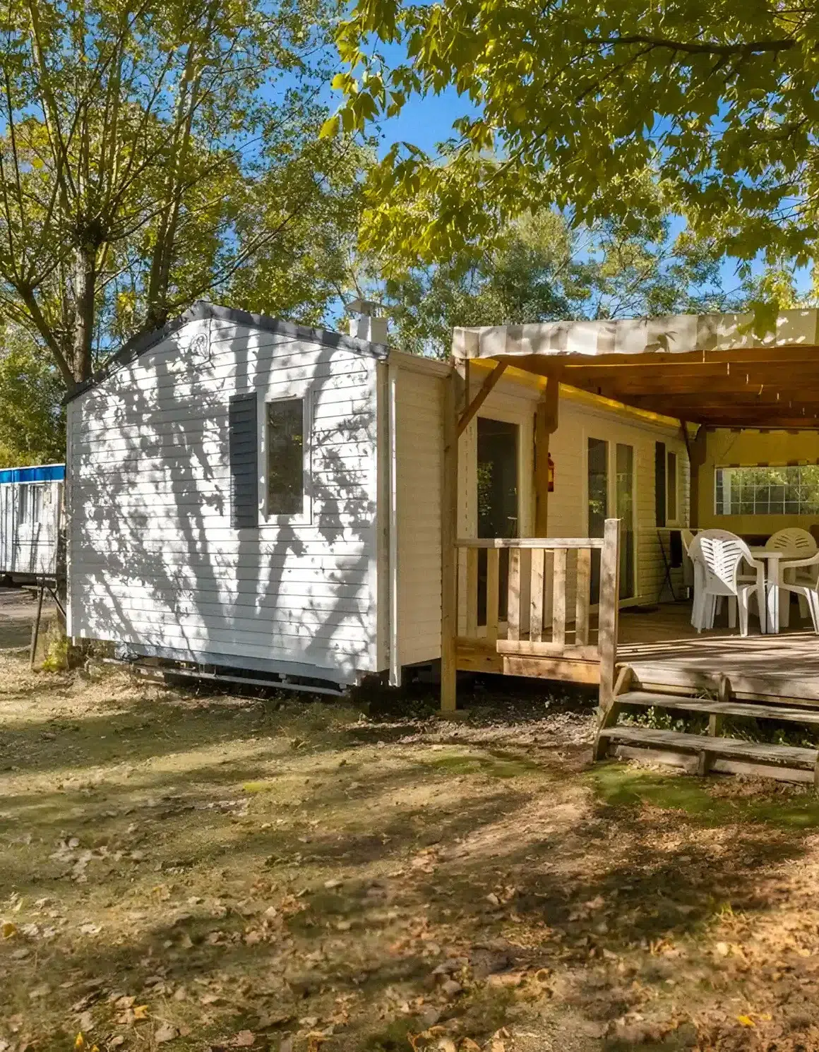 camping les mizottes ventée mobil home