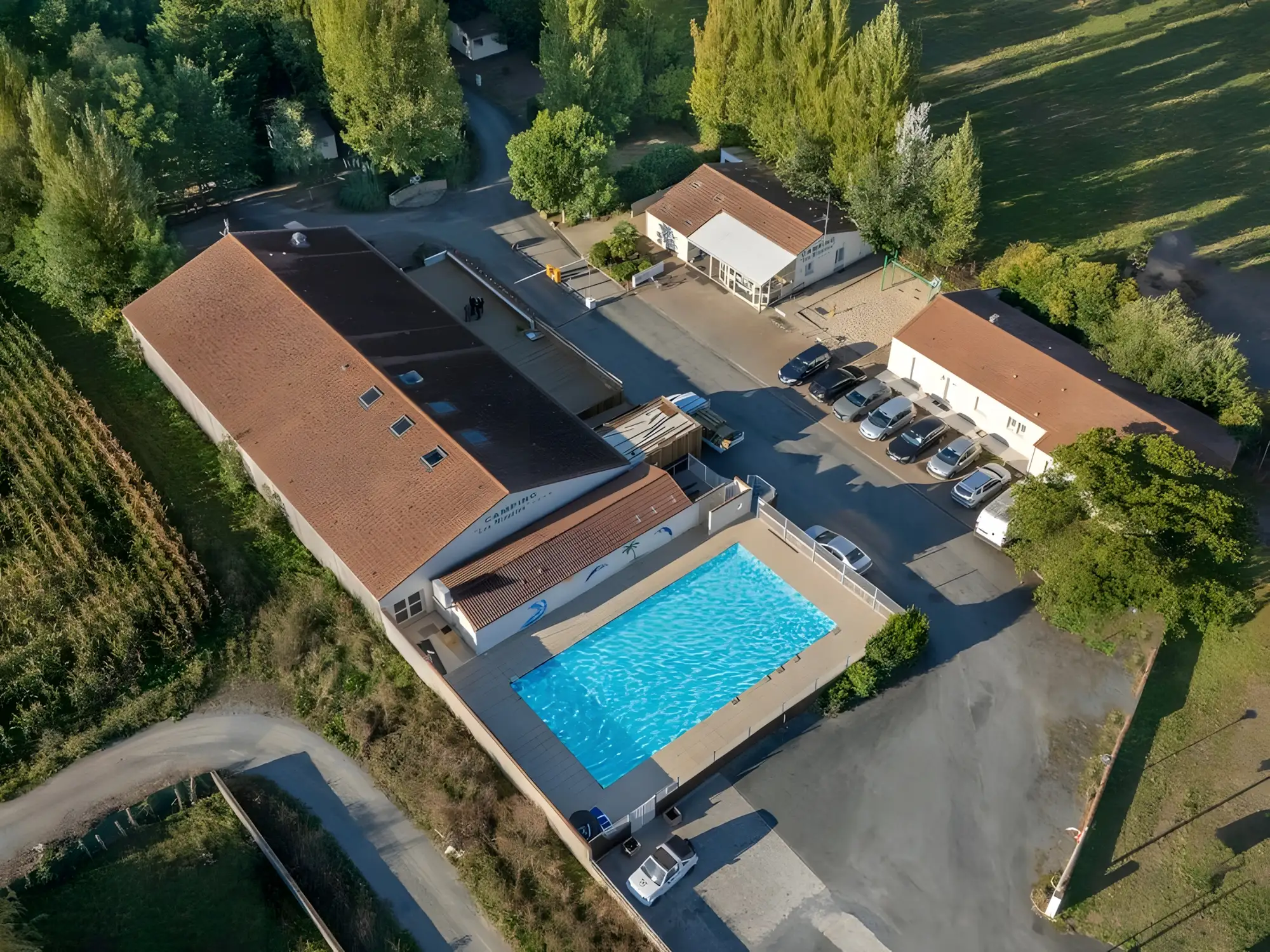camping les mizottes ventée vue du ciel